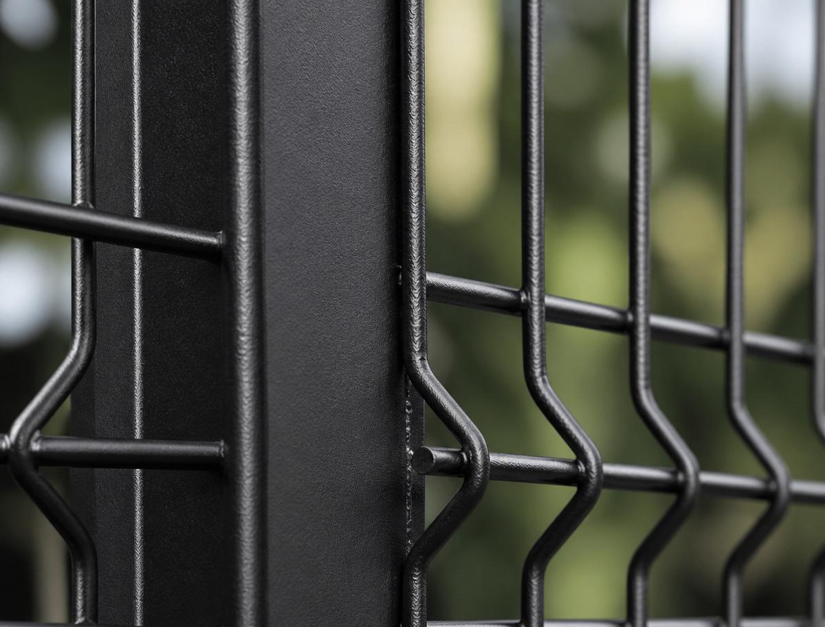 Detalle de malla perimetral tipo europea MALLA LUX